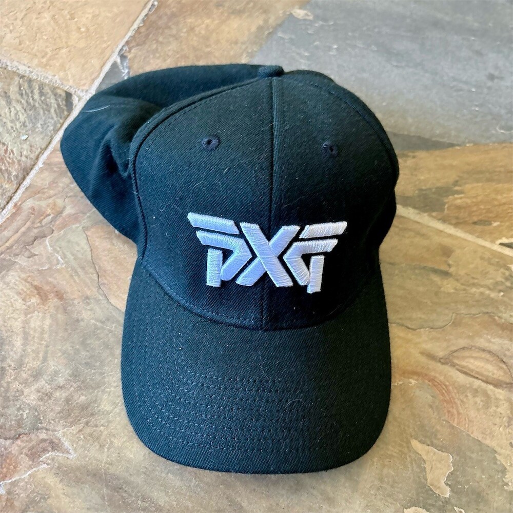 PXG Golf Hat Cap Unisex One Size Black Adjustable Strapback Embroidered